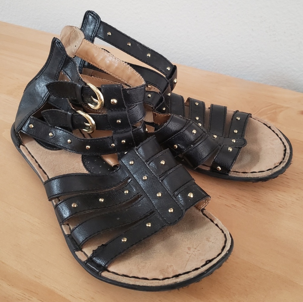 💲💲Black Studded Sandals
